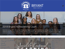 Tablet Screenshot of bryantschools.org